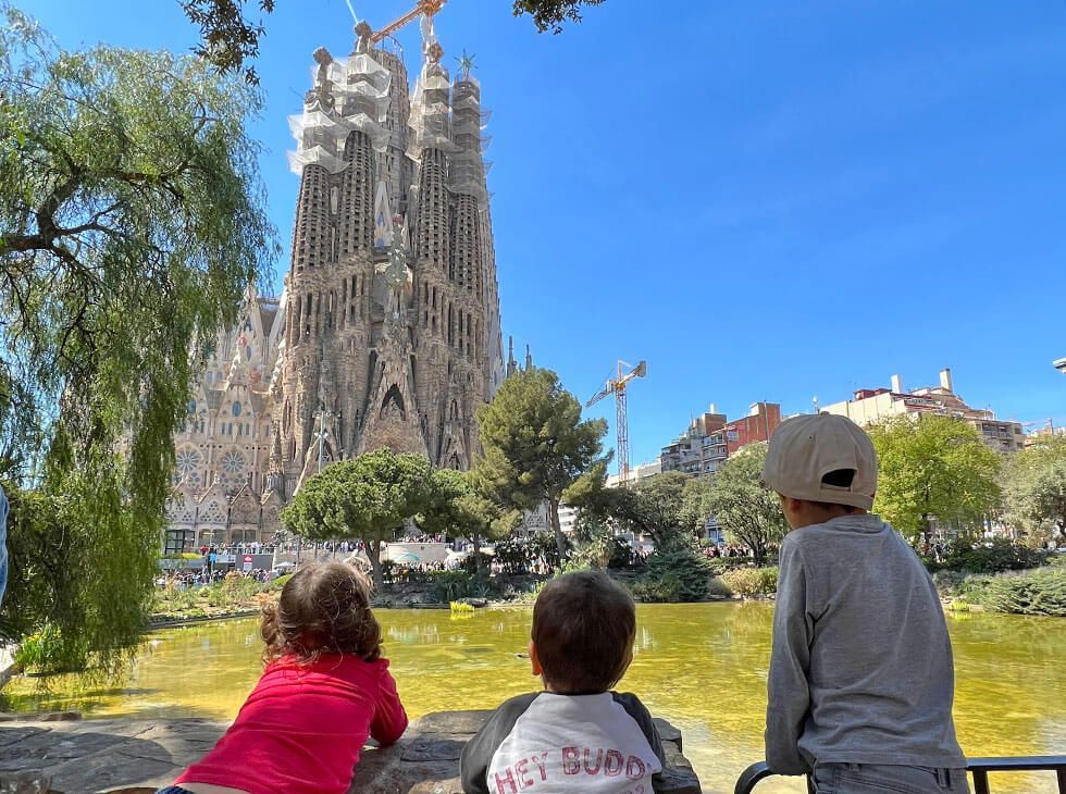 sagrada familia con ninos